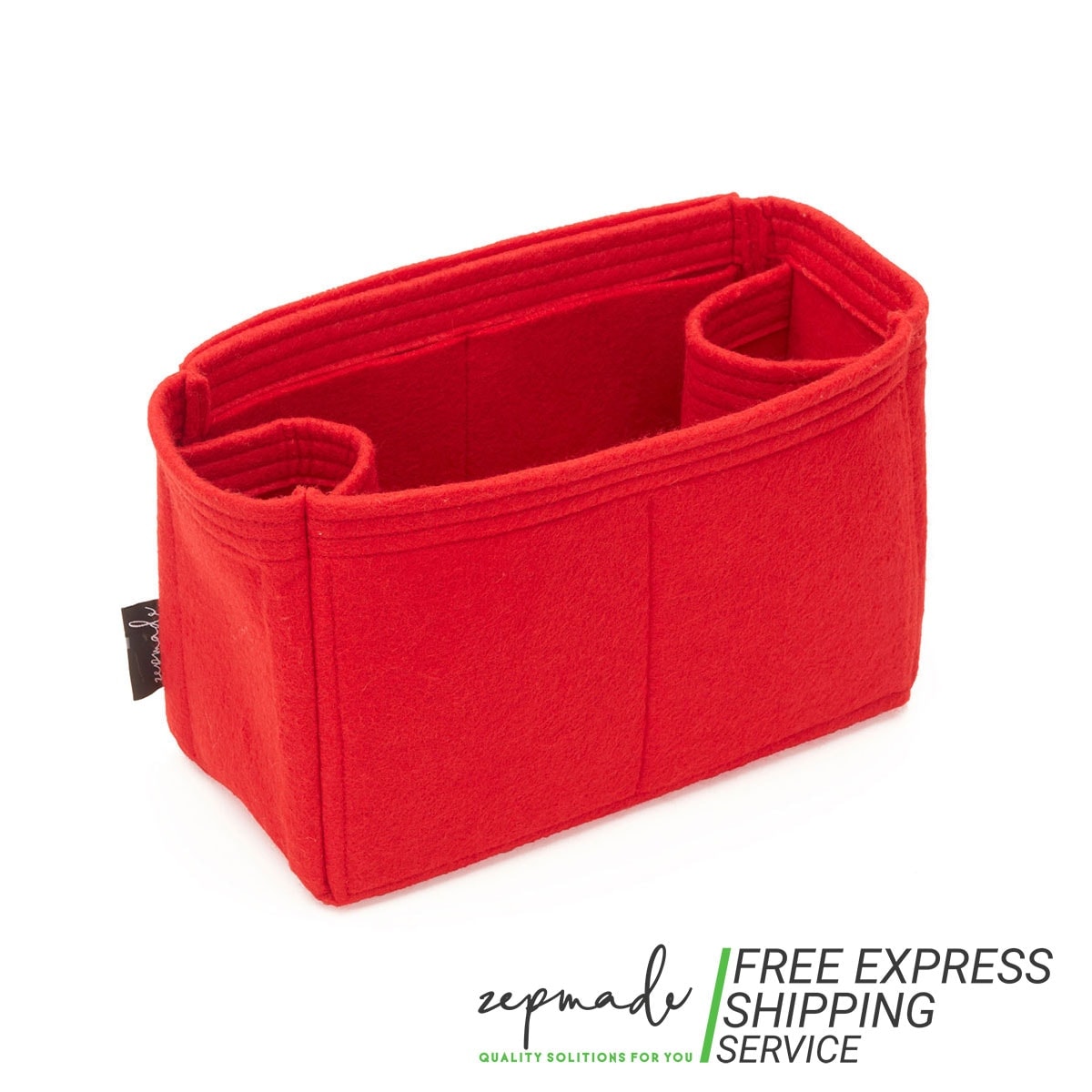 Custom Size Bag Organizer with Double Bottle Holders