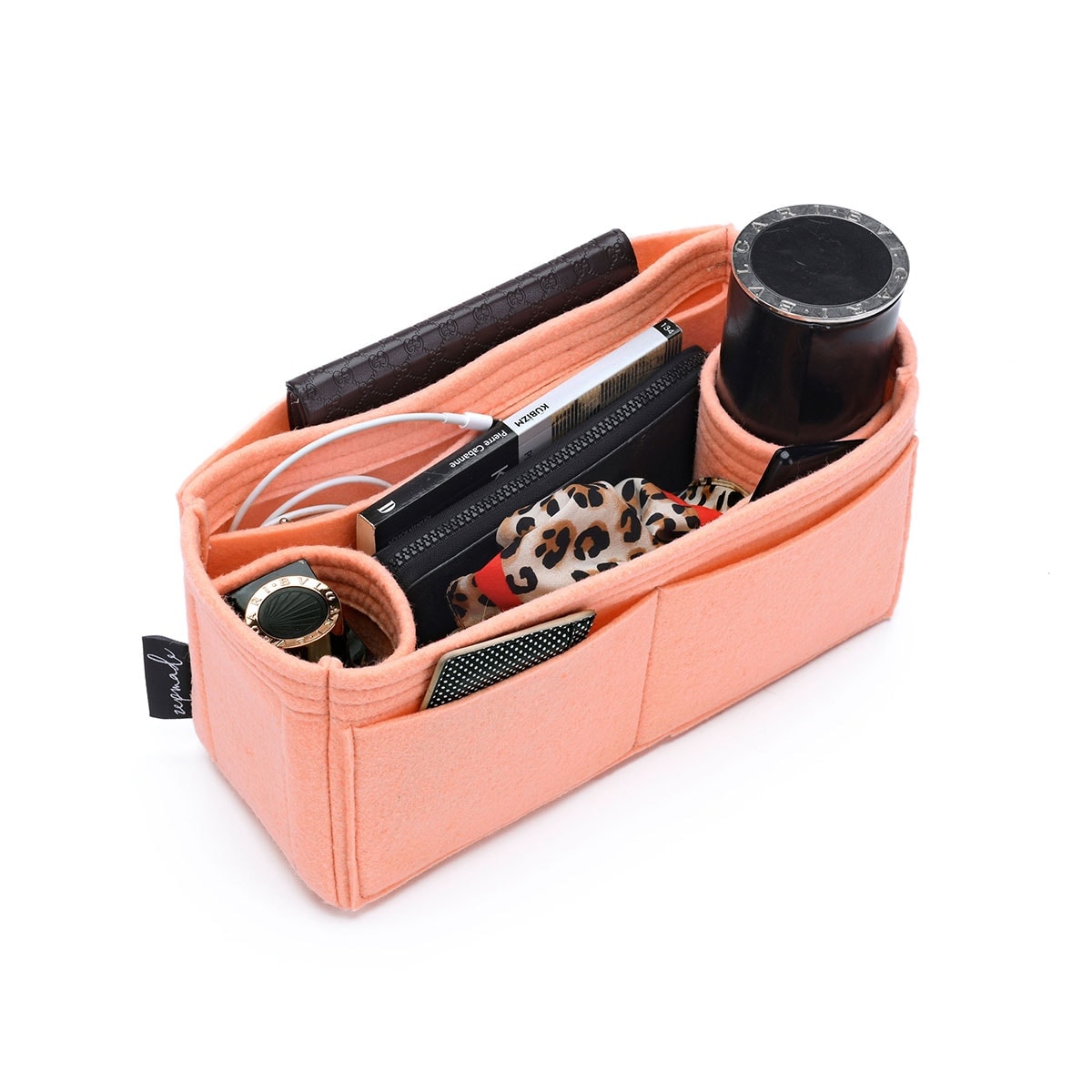 Louis Vuitton Speedy Organizer Insert, Bag Organizer with Double Bottle Holders and Exterior Pockets