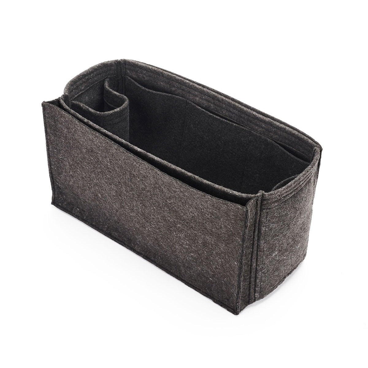 Purse Organizer Insert for Celine Horizontal Cabas, Bag Organizer with Laptop Compartment and Single Bottle Holder