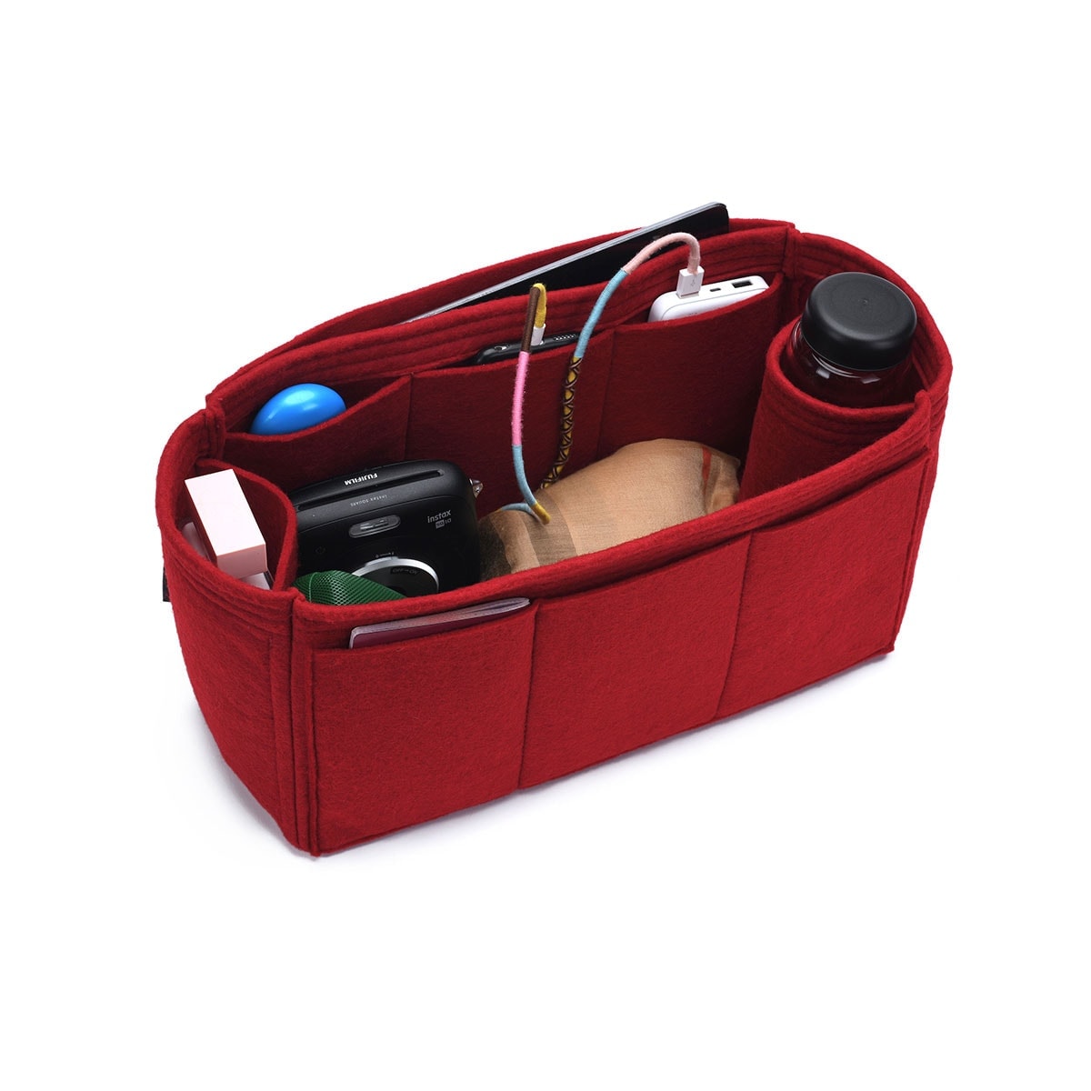 Louis Vuitton Artsy Organizer Insert, Bag Organizer with Single Bottle Holder and Exterior Pockets