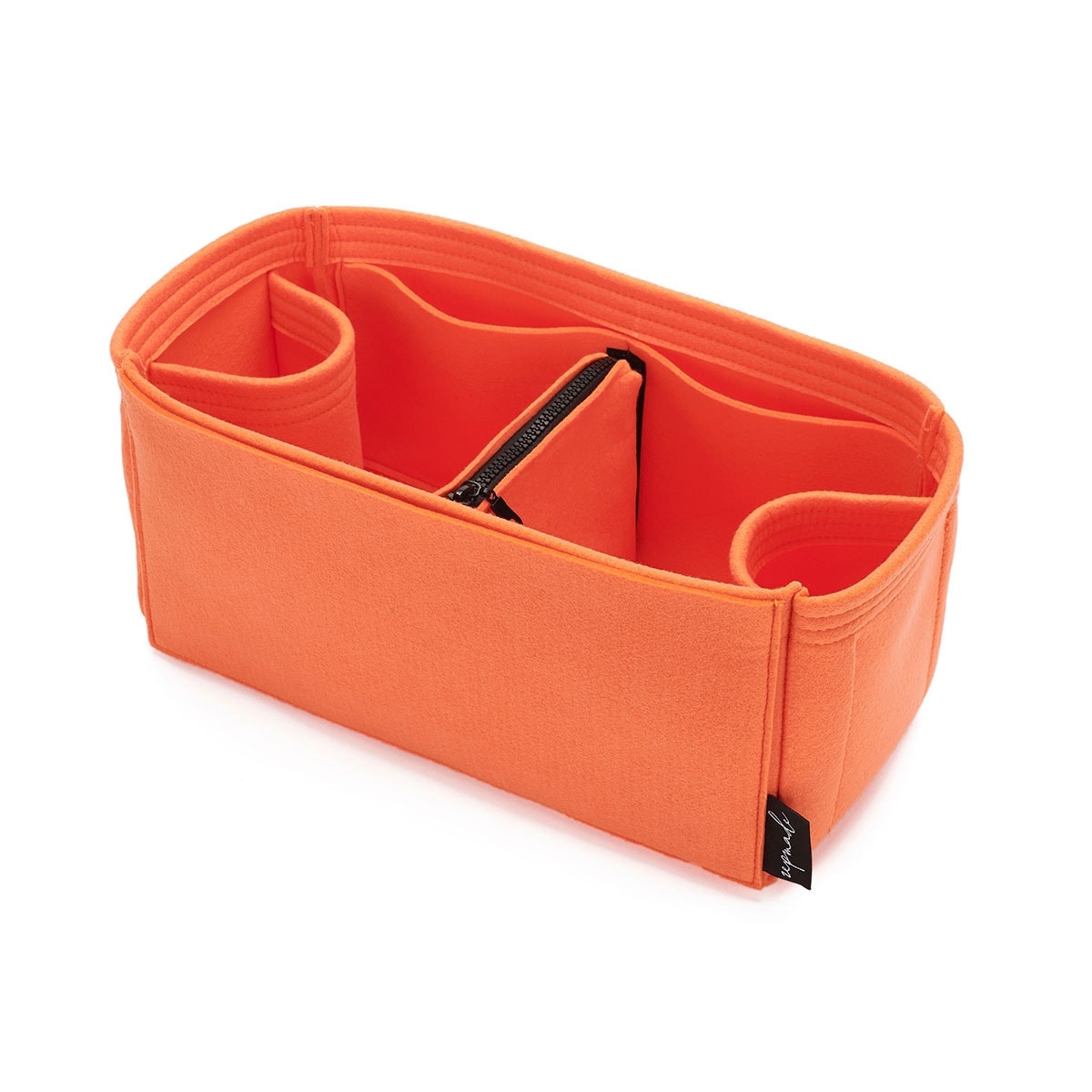 Hermes Garden Party Bag Models Organizer Insert, Bag Organizer with Zipper Middle Pouch and Double Bottle Holders