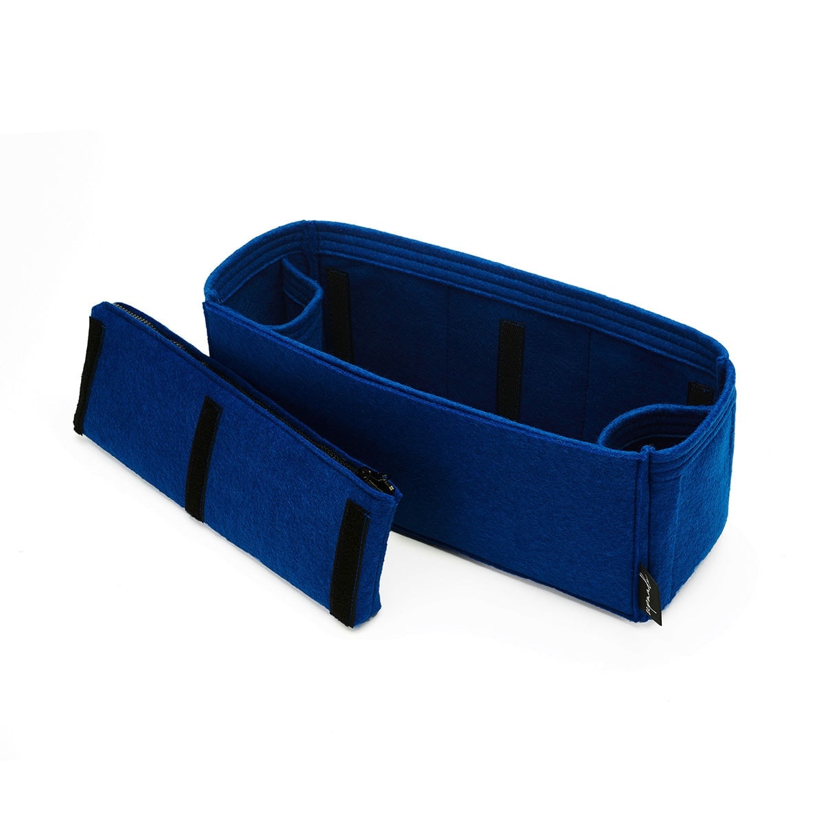 Custom Size Bag Organizer with Zipper Side Pouch and Double Bottle Holders