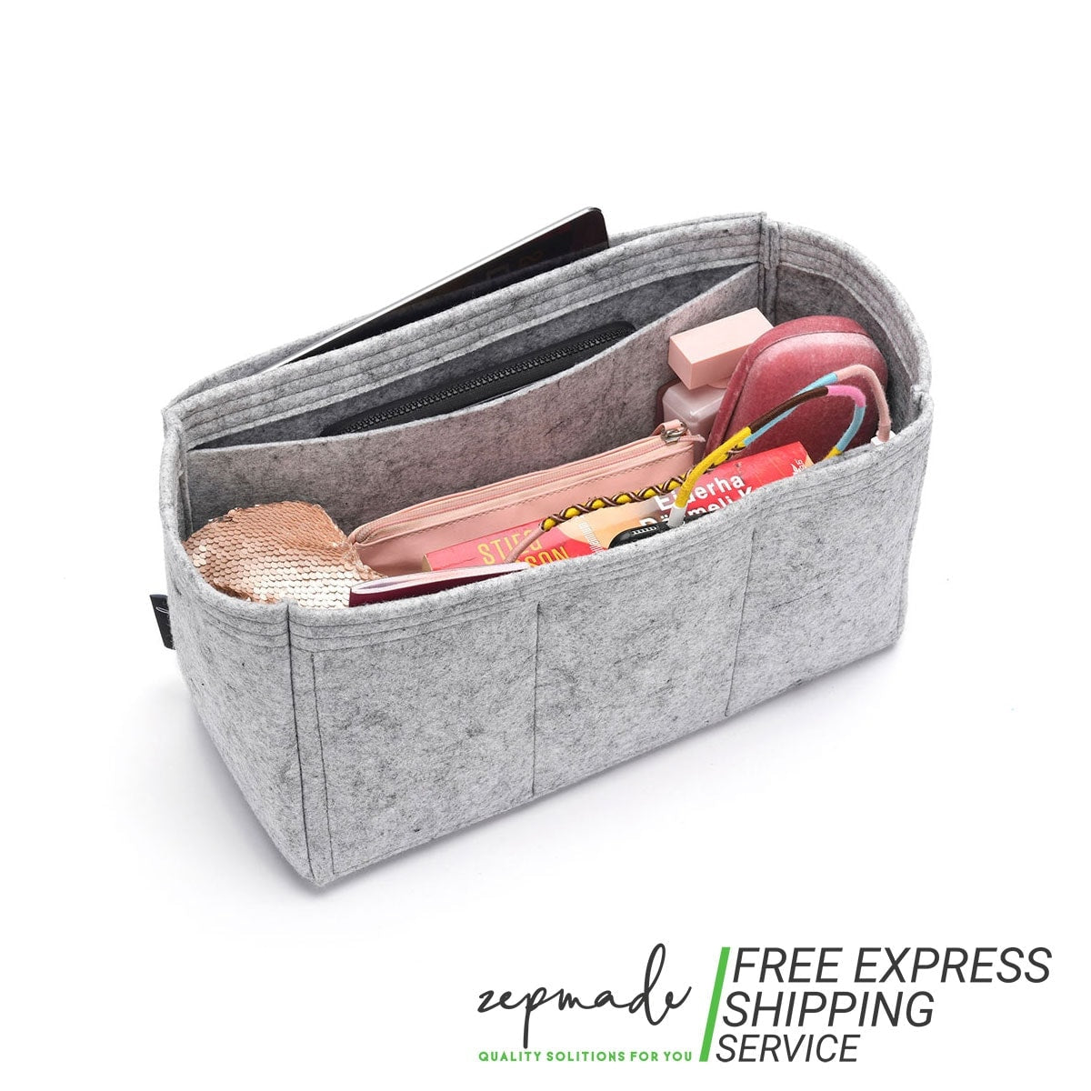 Bag and Purse Organizer with Regular Style with Custom Size