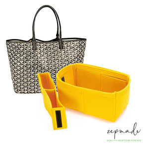 Clare V. Simple Tote Organizer Insert, Bag Organizer with Double Bottl -  Zepmade