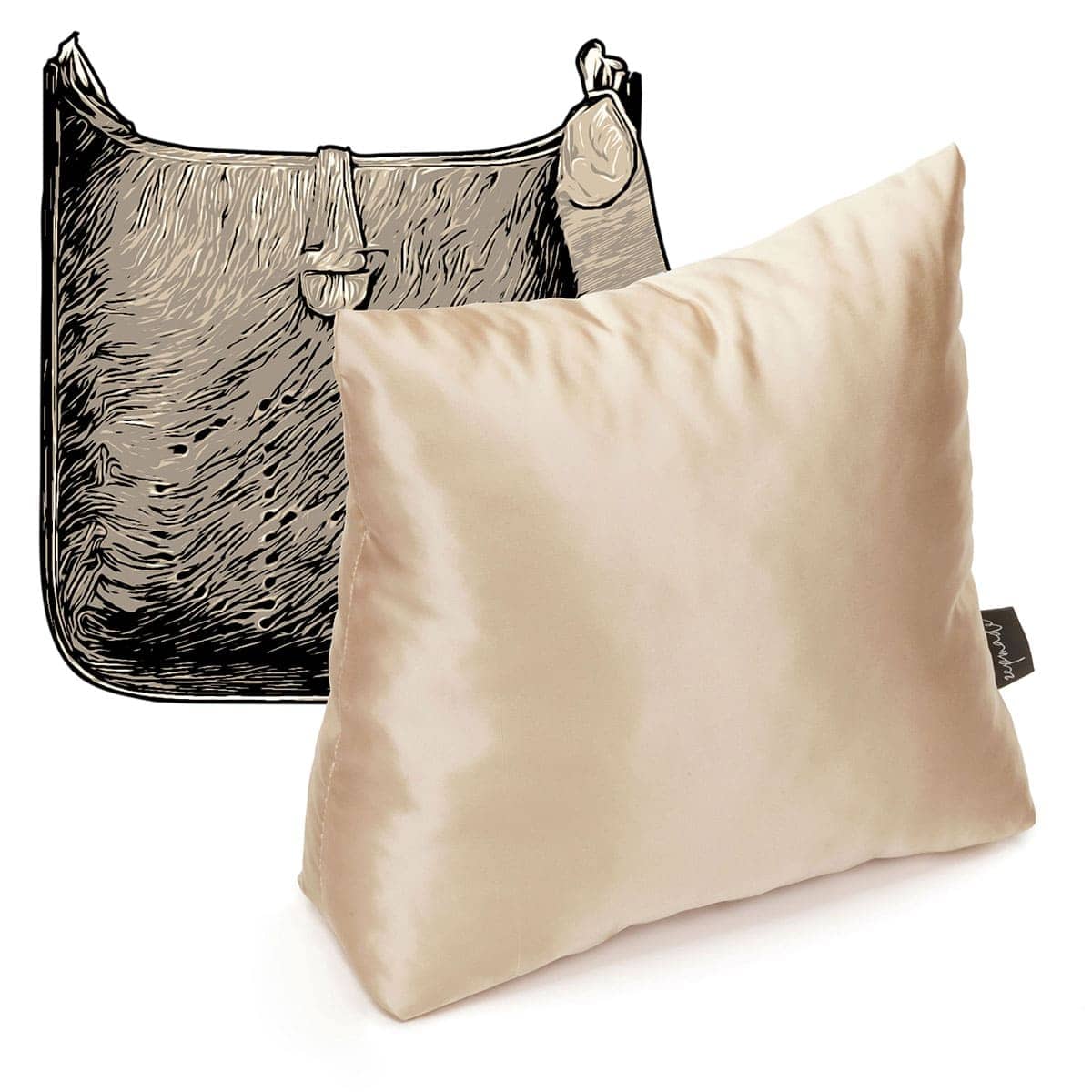 Satin Purse Storage Pillow for Birkin Bags Bag Shaper Pillow