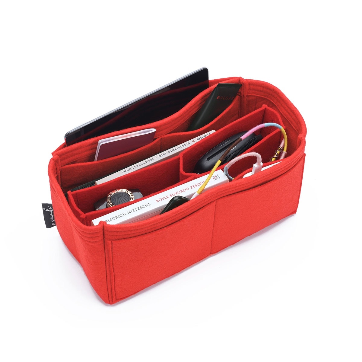 Handbag Organizer with Detachable Zipper Top Style for Neverfull PM, MM and  GM (More colors available)