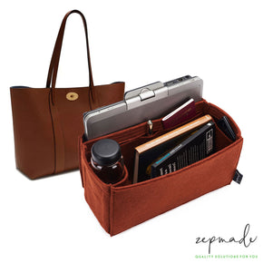 Mulberry Bayswater Tote Organizer Insert, Bag Organizer with Laptop Compartment and Pen Holder